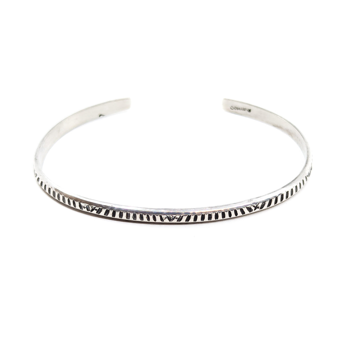 Elaine Tahe Light-Weight Stamped Cuff Bracelet