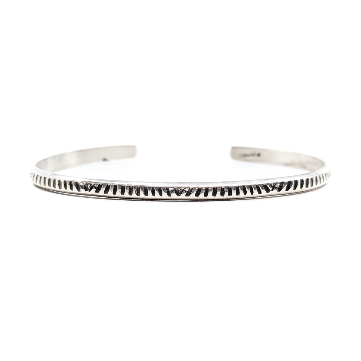 Elaine Tahe Light-Weight Stamped Cuff Bracelet