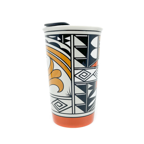 Load image into Gallery viewer, Pueblo Travel Mug Designed by Patricia Lowden
