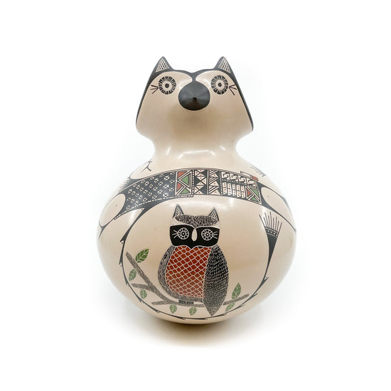 Large Owl Effigy Pot