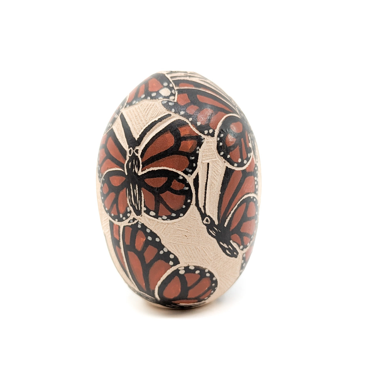 Seed Pot with Monarch Butterflies