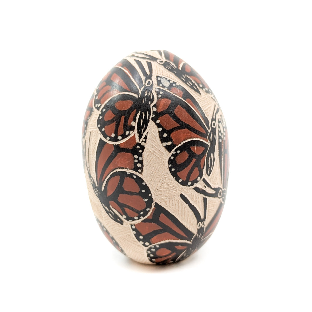 Seed Pot with Monarch Butterflies