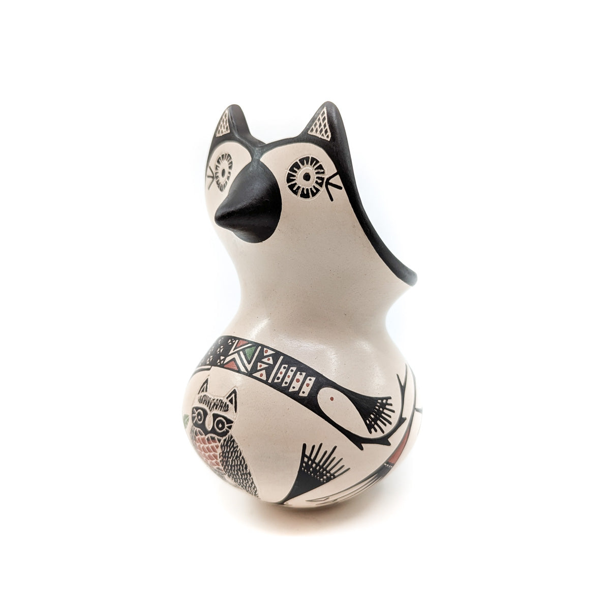Owl Effigy Mata Ortiz Pot