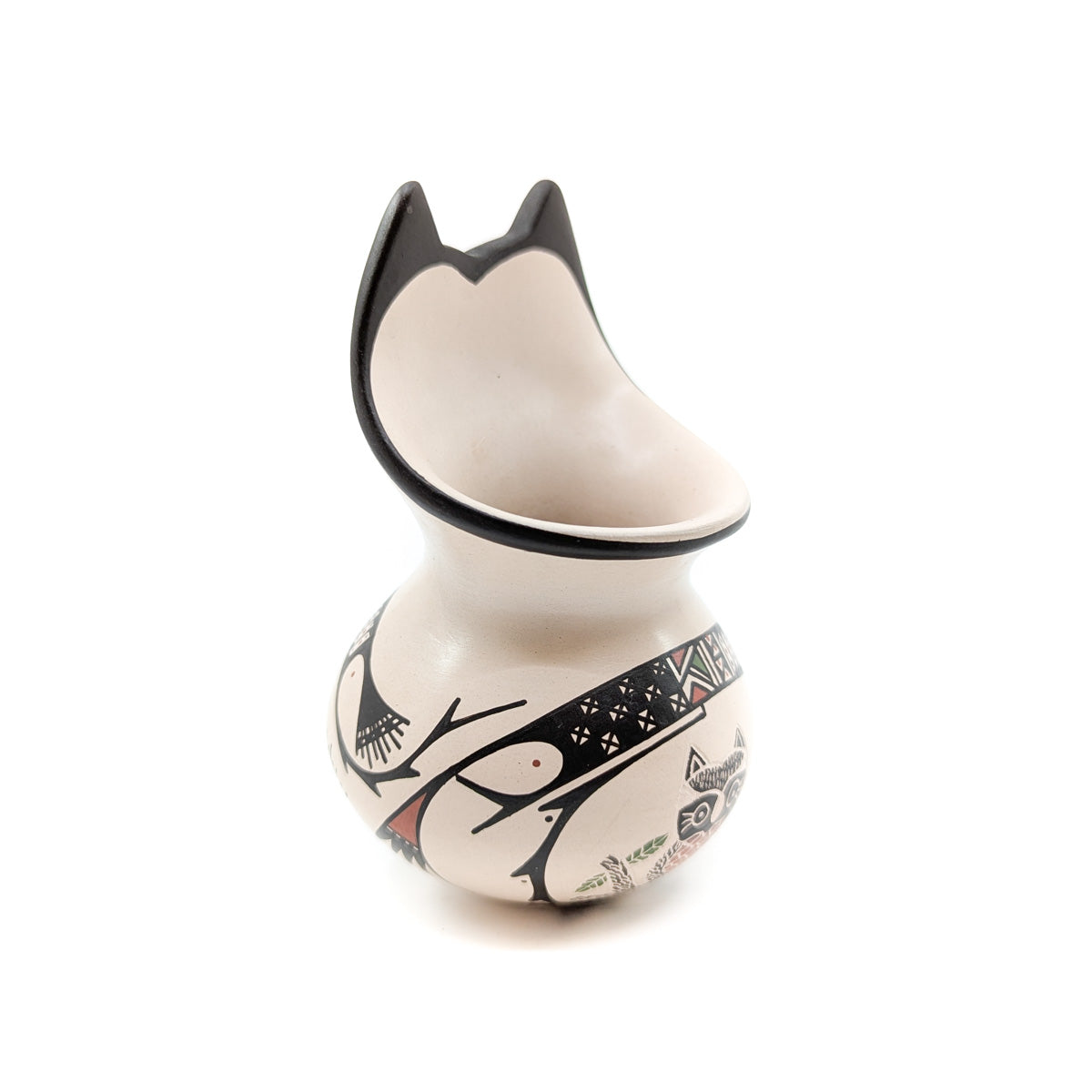 Owl Effigy Mata Ortiz Pot