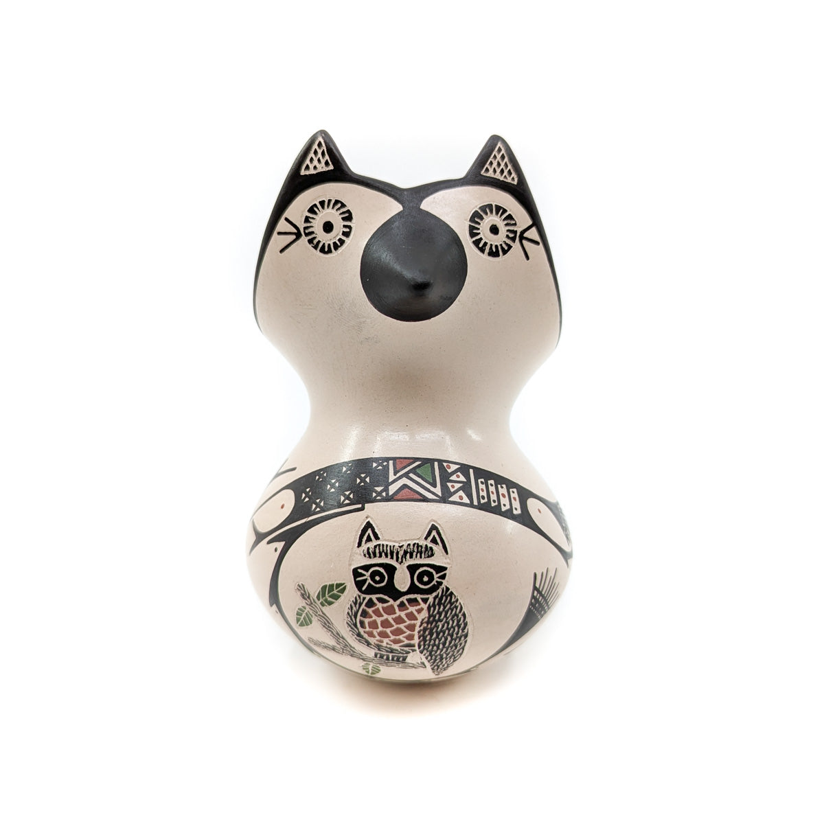 Owl Effigy Mata Ortiz Pot