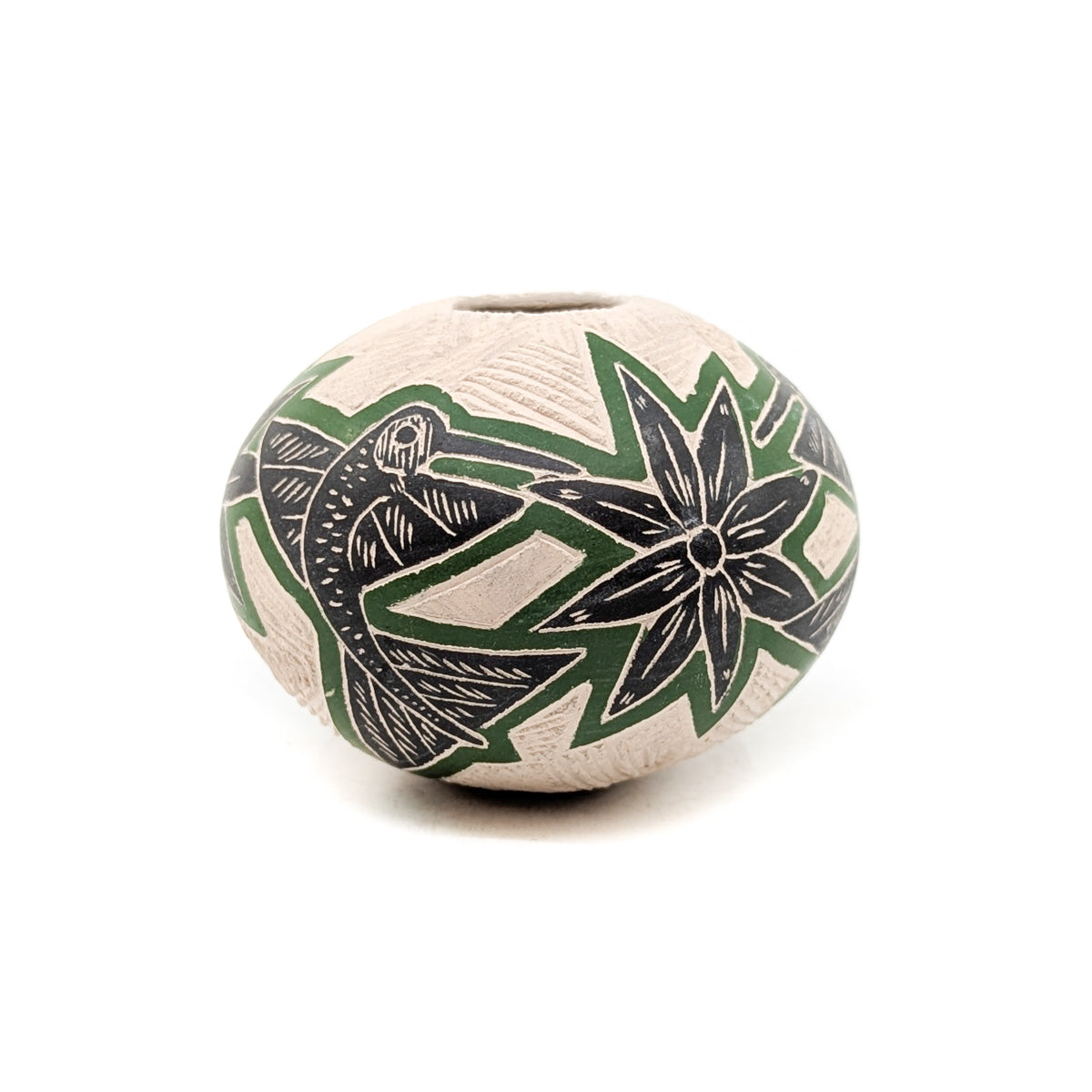 Green Hummingbird Mini-Seed Pot