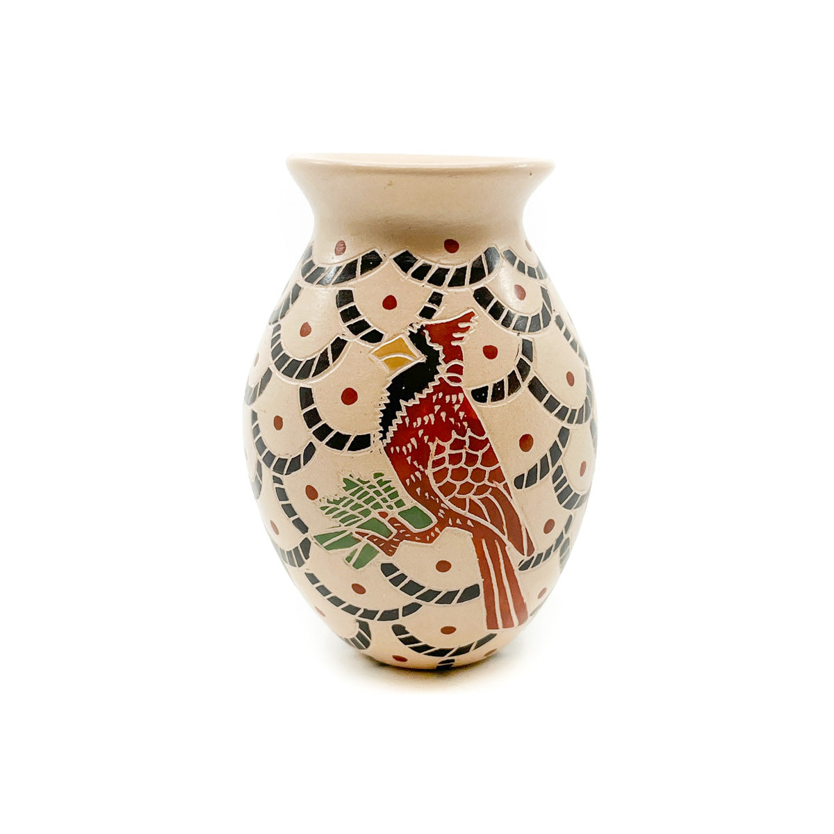 Small Cardinal Vase