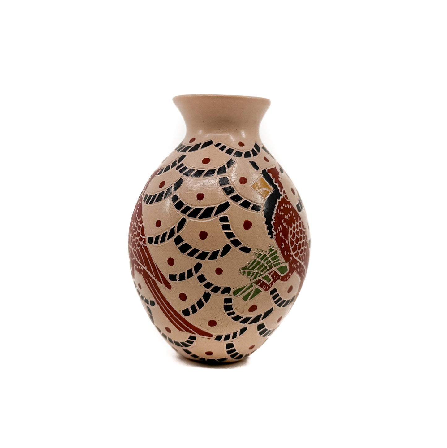 Load image into Gallery viewer, Small Vase with Cardinals
