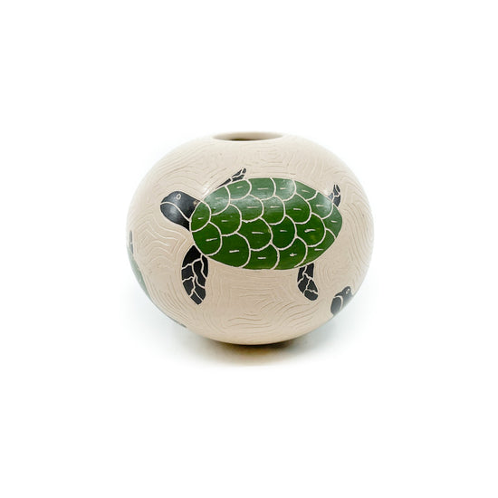 Green Sea Turtles with Finely Patterned Background