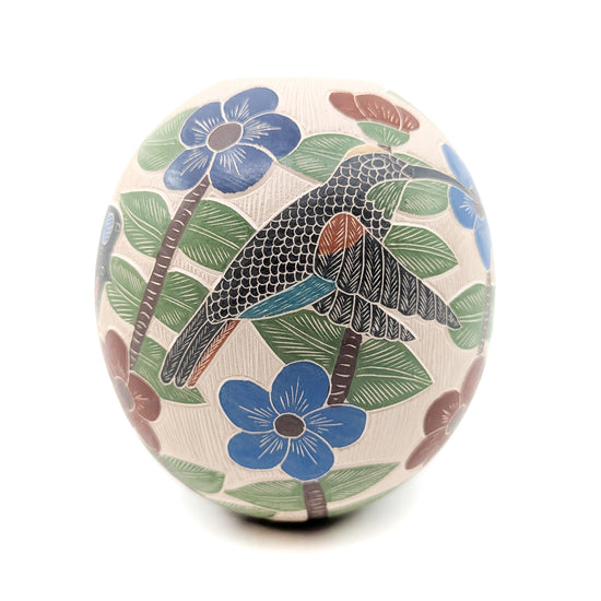 Etched Pollinators Mata Ortiz Pot