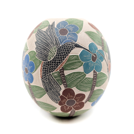 Etched Pollinators Mata Ortiz Pot