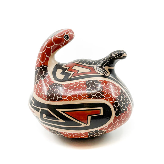 Snake & Lizard Sculptural Pot