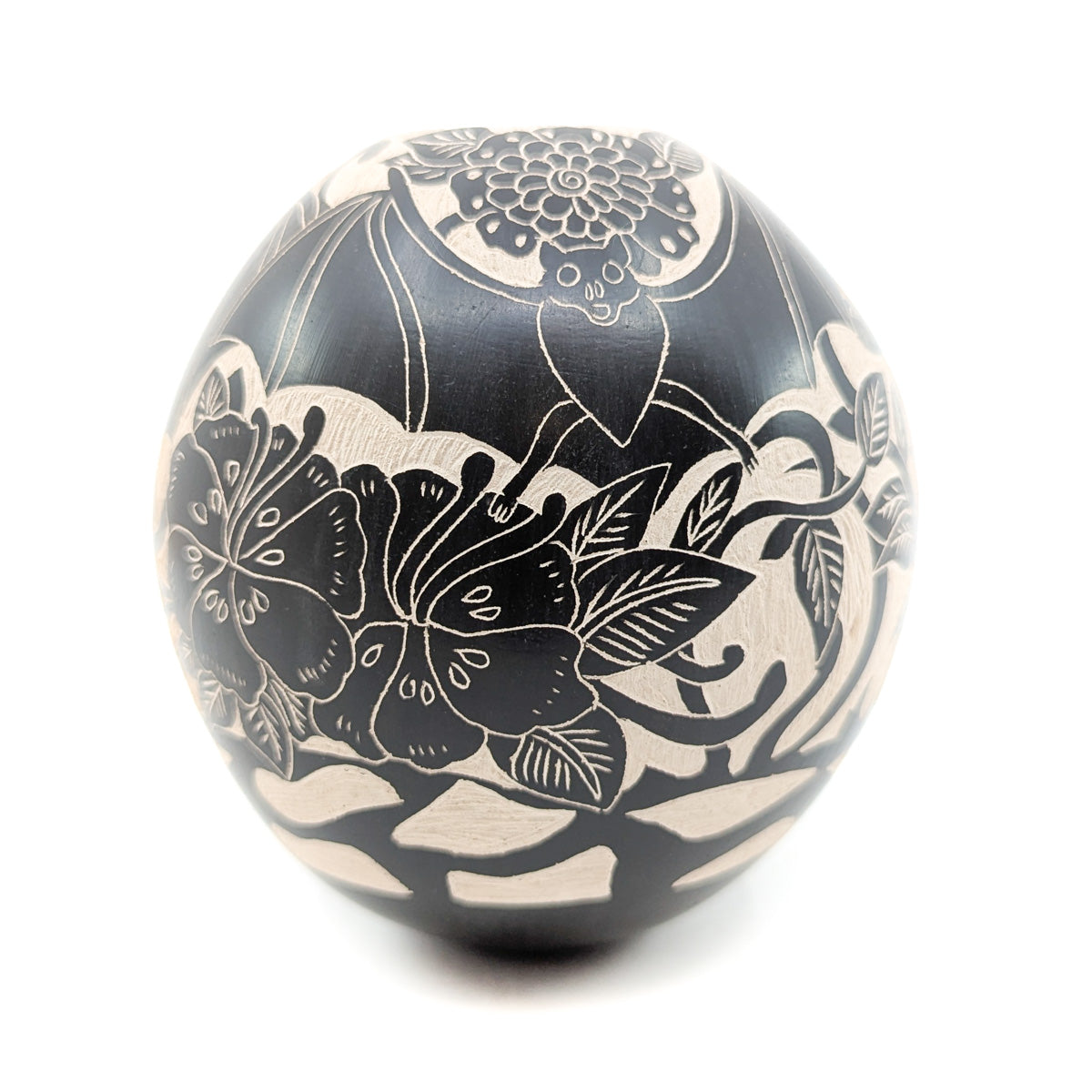 Etched Bat Pollinator Pot