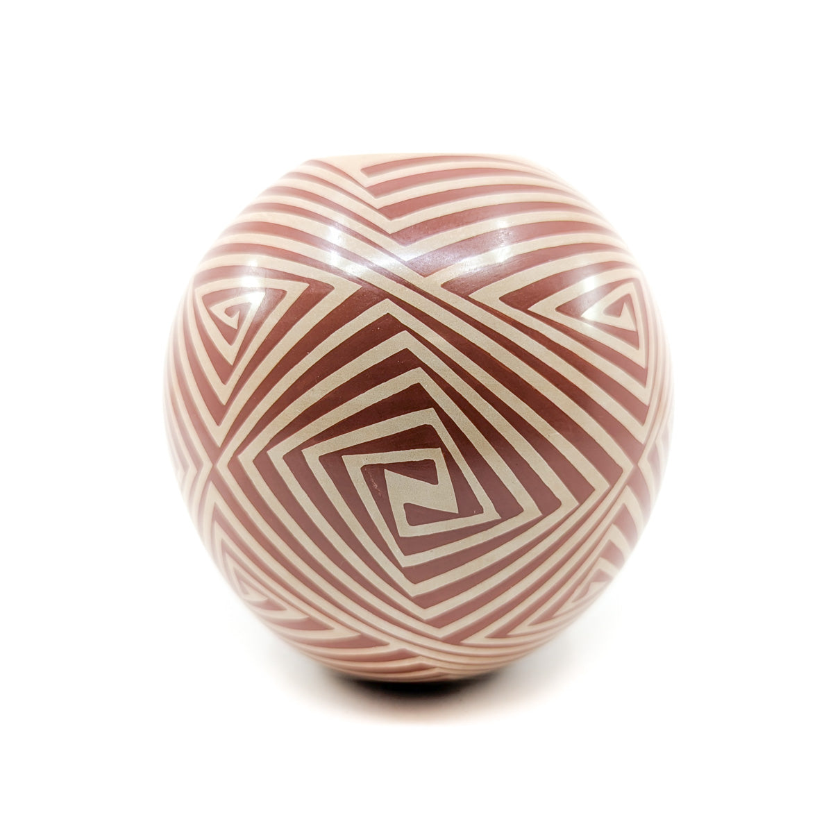 Maze Eye Dazzler Pot in Rust