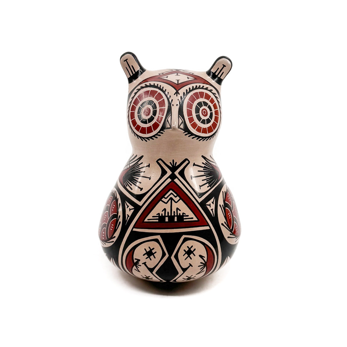 Load image into Gallery viewer, Owl Effigy Pot
