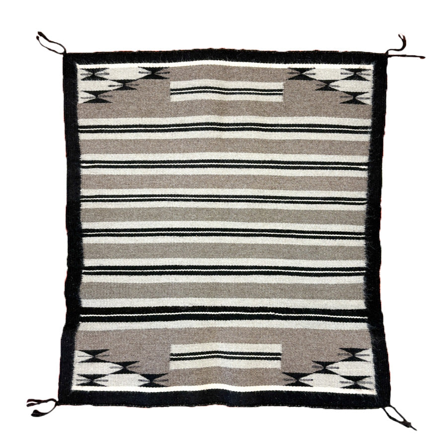 Two Grey Hills Banded Saddle Blanket - Vintage Charm