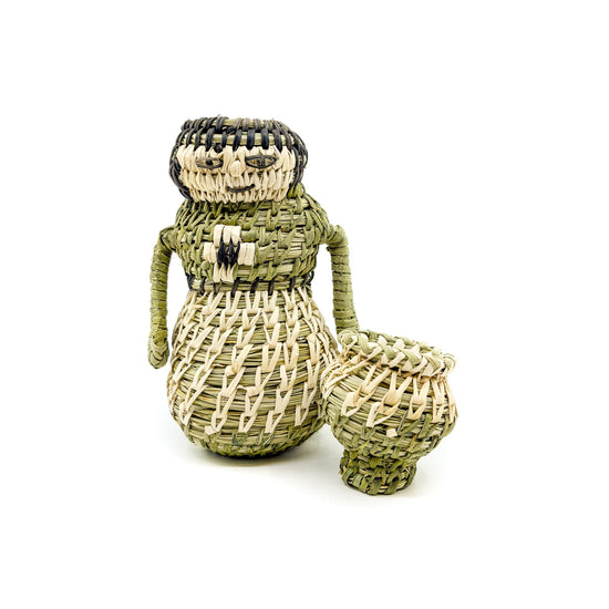 "Harvesting" Doll with Olla by Della Cruz