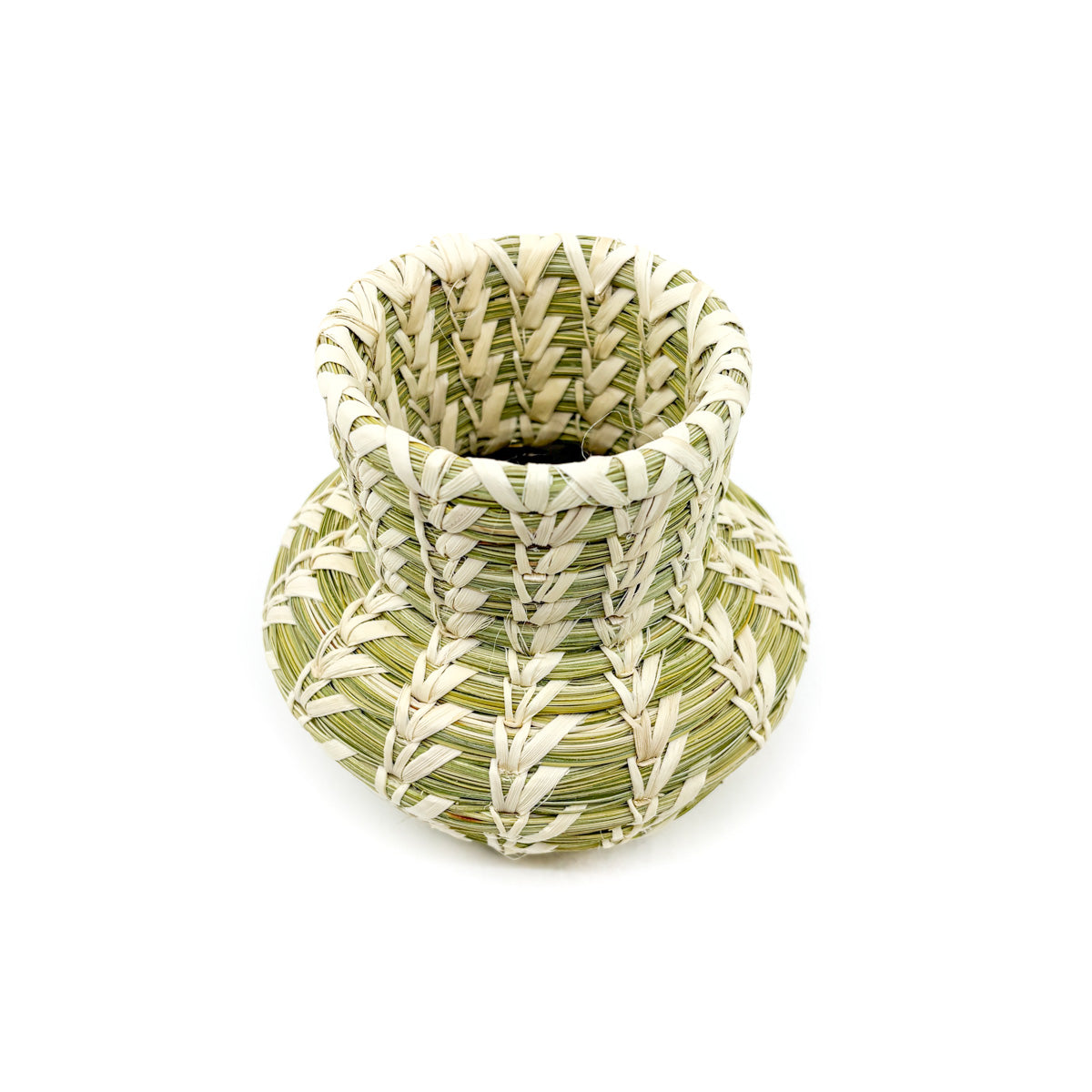 Olla Basket with Shoulder - Wheat Stitch