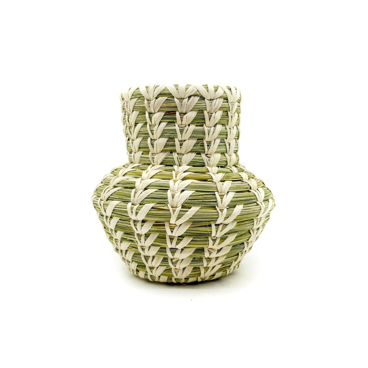 Olla Basket with Shoulder - Wheat Stitch