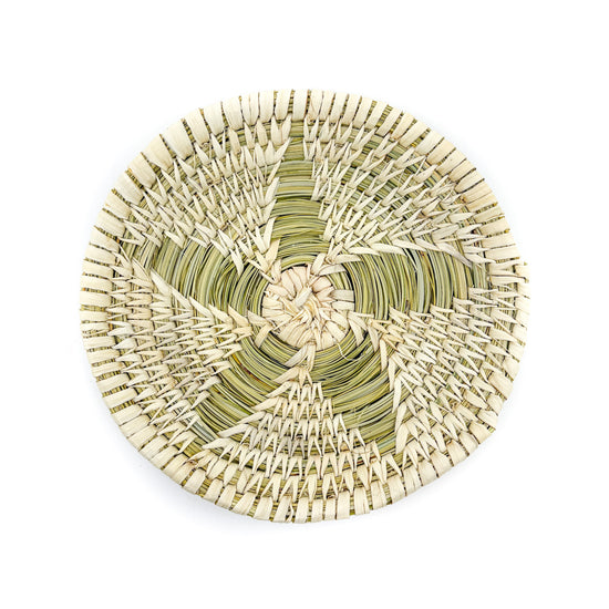 Split Stitch Basket with Star Pattern