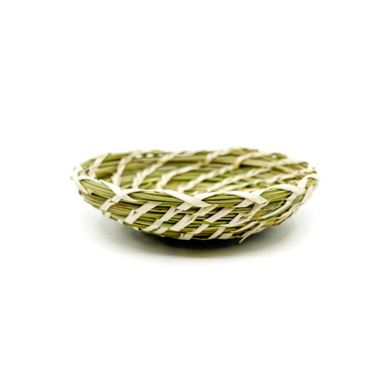 Small Round Split Stich Basket - Tohono O'odham