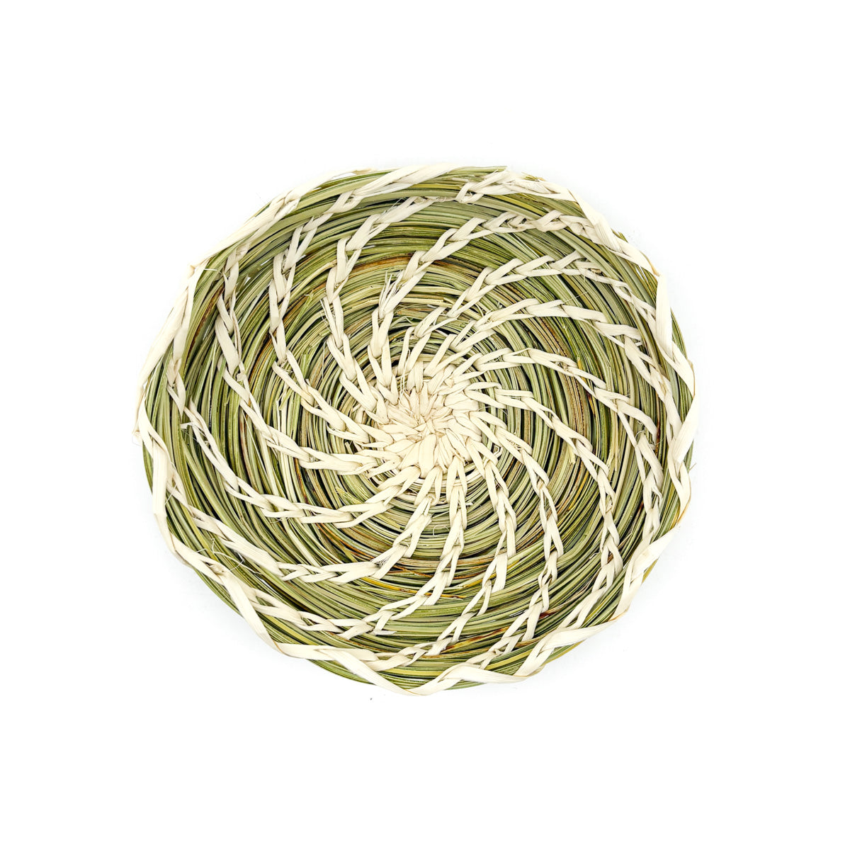 Small Round Split Stich Basket - Tohono O'odham