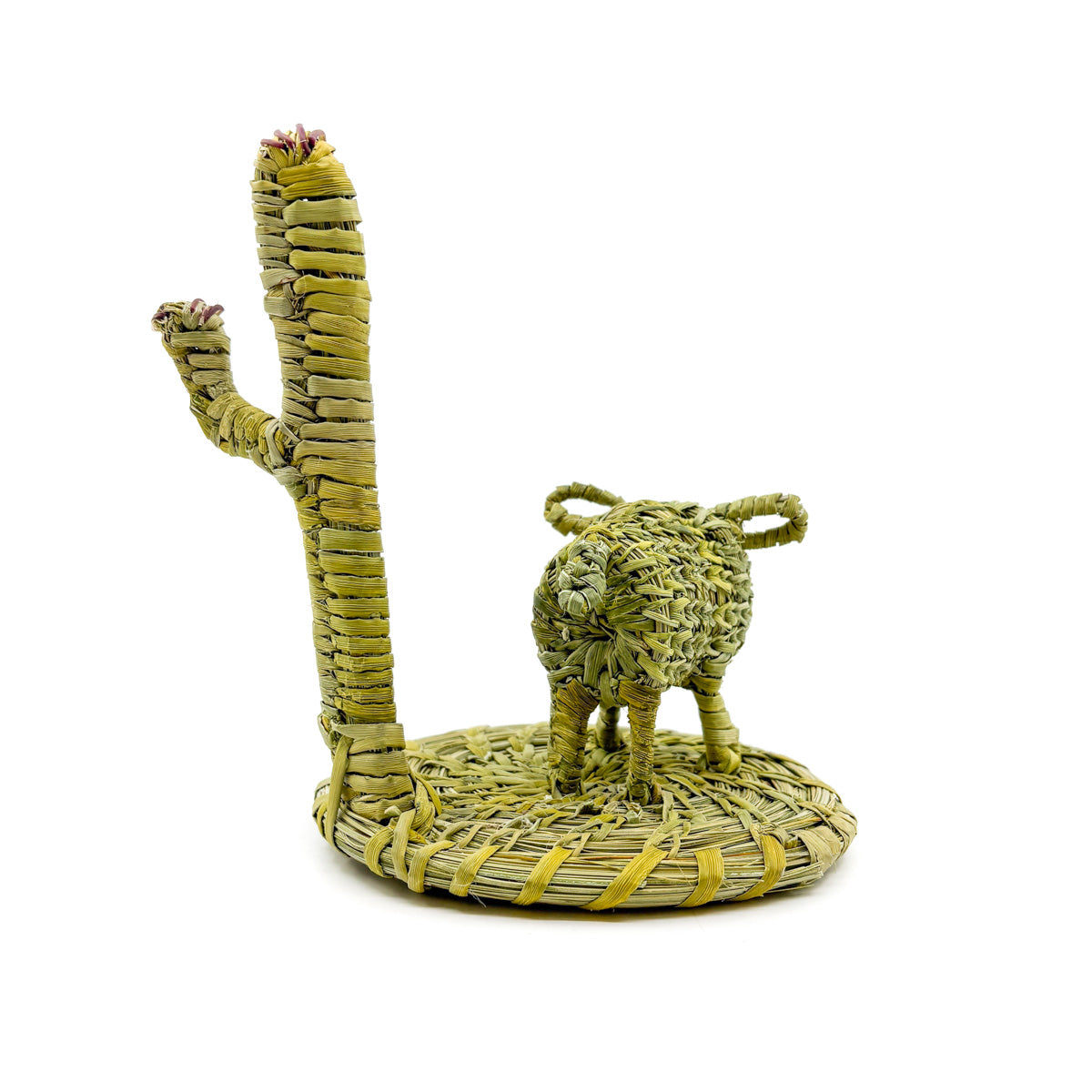 Desert Javelina Woven Sculpture by Fred Cruz