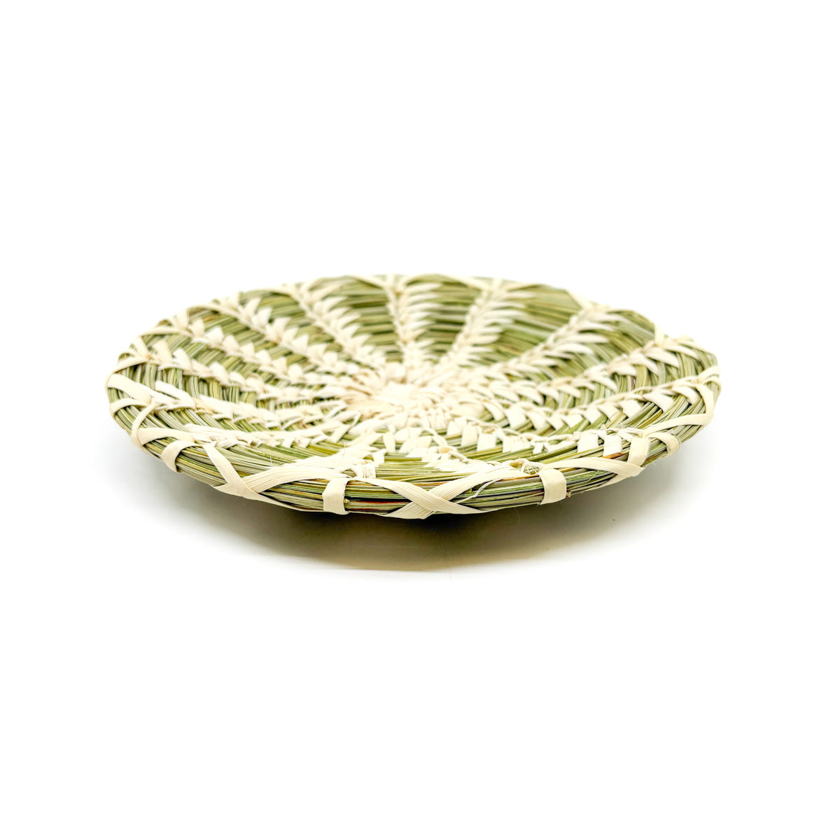 Round Wheat Stitch Basket - Radiant Pattern