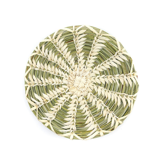 Round Wheat Stitch Basket - Radiant Pattern