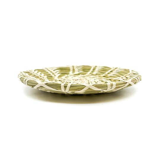 Wheat Stitch Spiral Basket