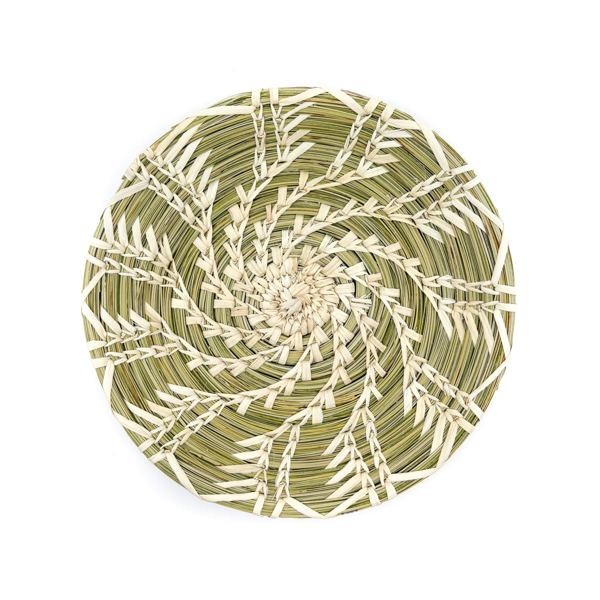 Wheat Stitch Spiral Basket