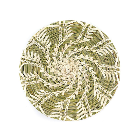 Wheat Stitch Spiral Basket