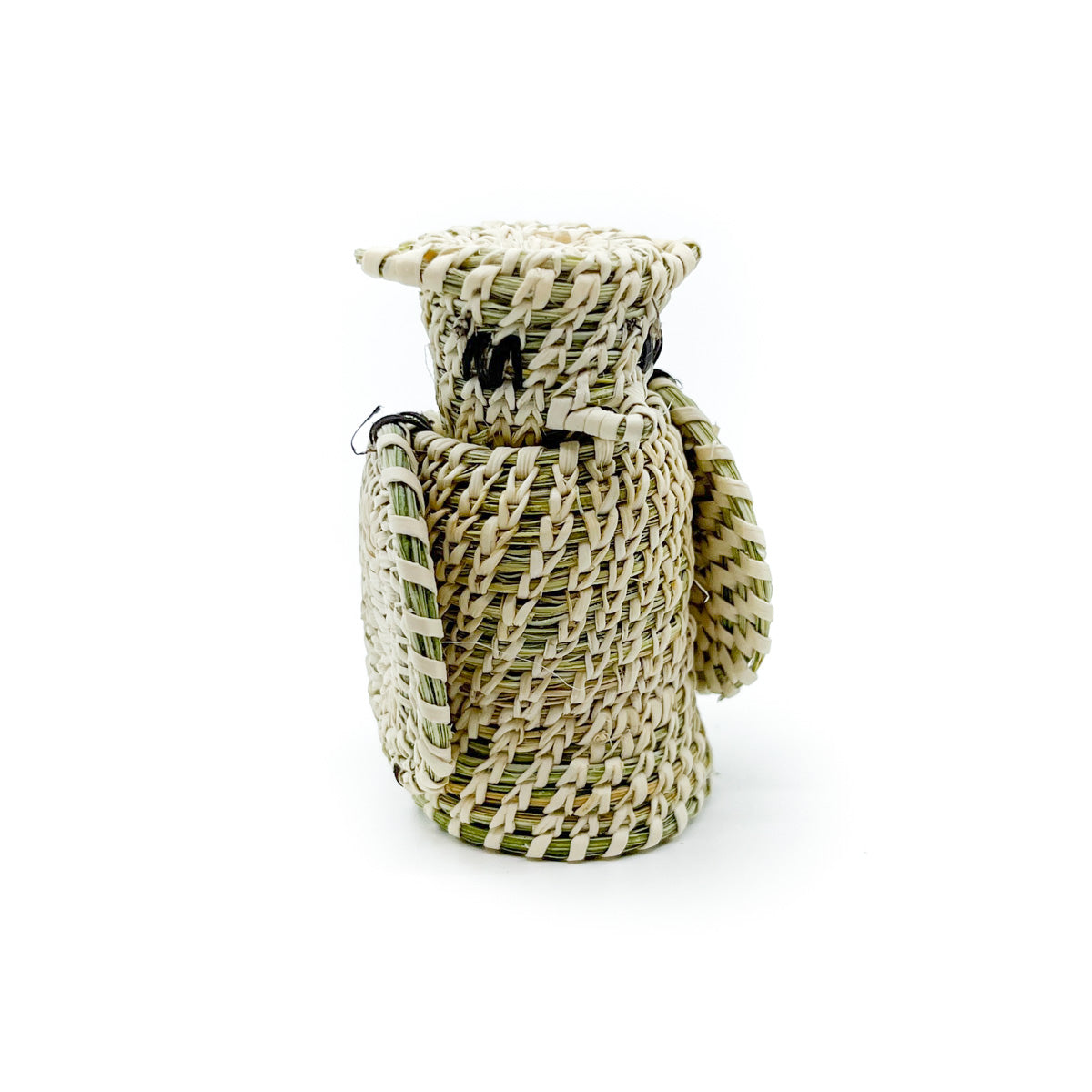 Miniature Owl Lidded Basket