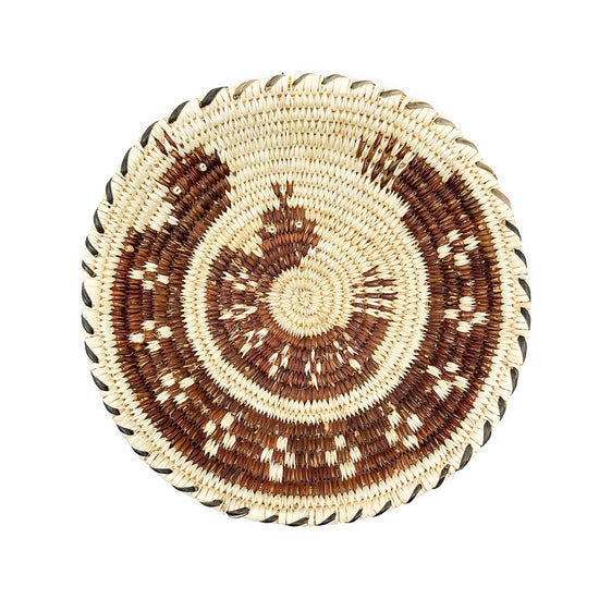 Double Rattlesnake Design Woven in Yucca Root