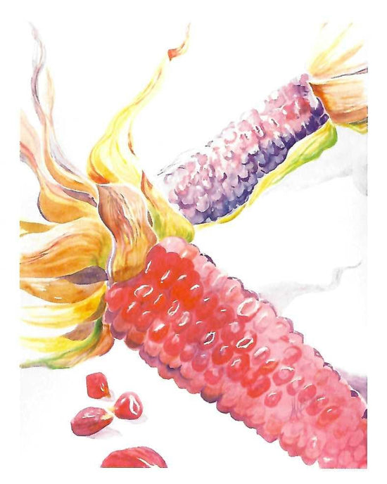 "Apache Red Corn" -  Card by Flor De Mayo Arts