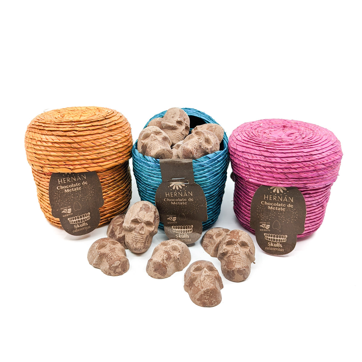 Mexican Hot Chocolate Chocolate Skulls