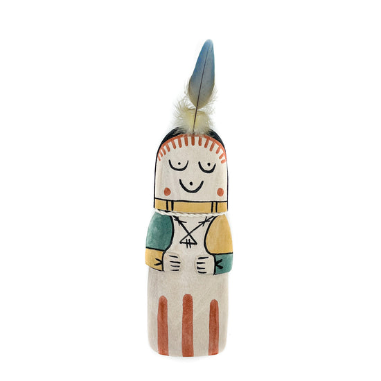 Hopi Cradle Doll "Water Gourd Lady" Smiling Grandmother Who Waters The Crops