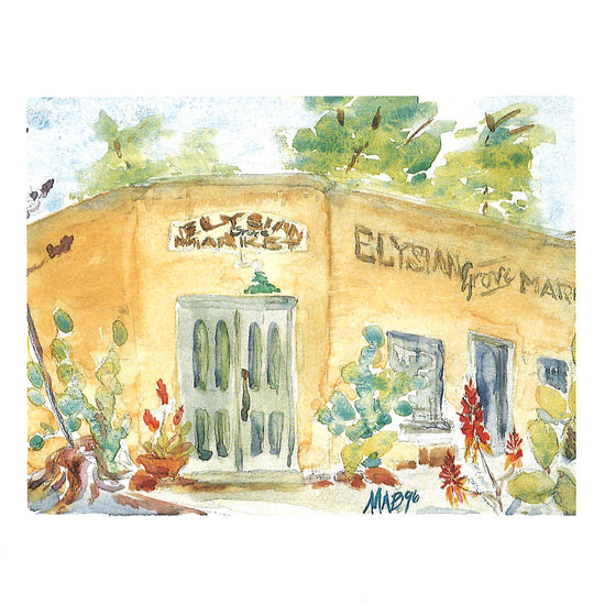 Load image into Gallery viewer, &amp;quot;The Elysian Grove Market&amp;quot; - Card by Flor de Mayo Arts
