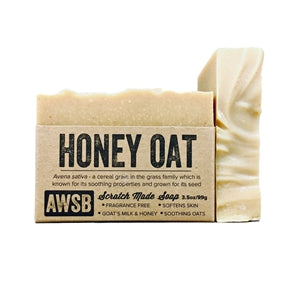 Handcrafted soap made with raw honey and organics. Fragrance free! Gentle on sensitive skin.