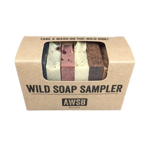 A fragrant and colorful soap assortment for travel, special guests, or the soap connoisseur. Contains 8 popular 1 oz. natural handmade organic soap bars (bluebonnet, desert sage, prickly pear, blue agave, black willow, cedarwood, wildflower, and yucca root). Soaps are identified by color on the gift box.