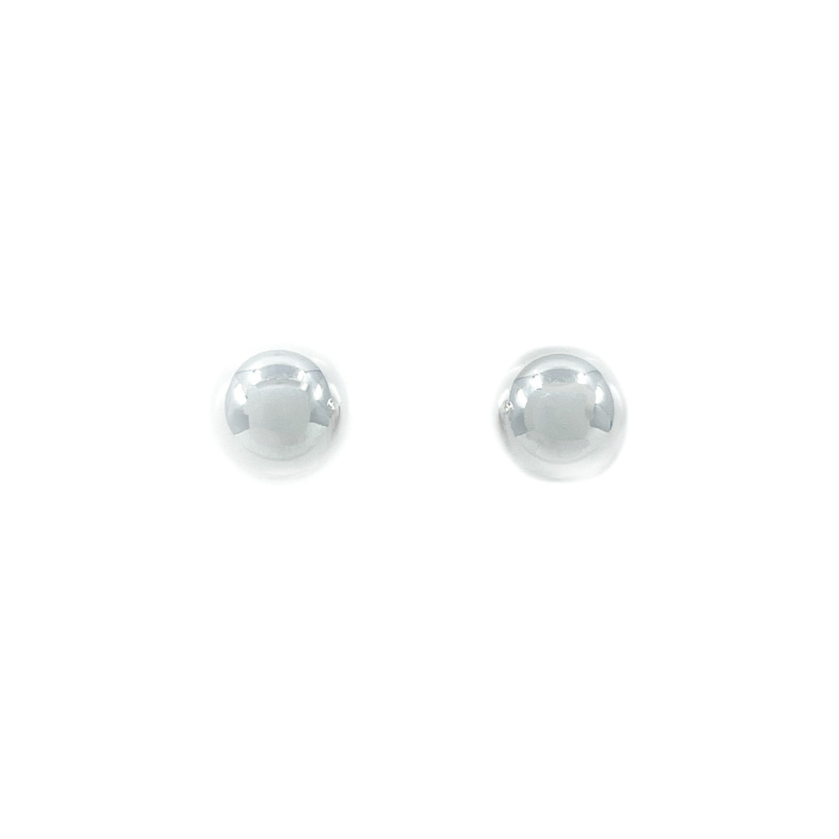 Sterling Silver Bead - "Navajo Pearl" Earrings