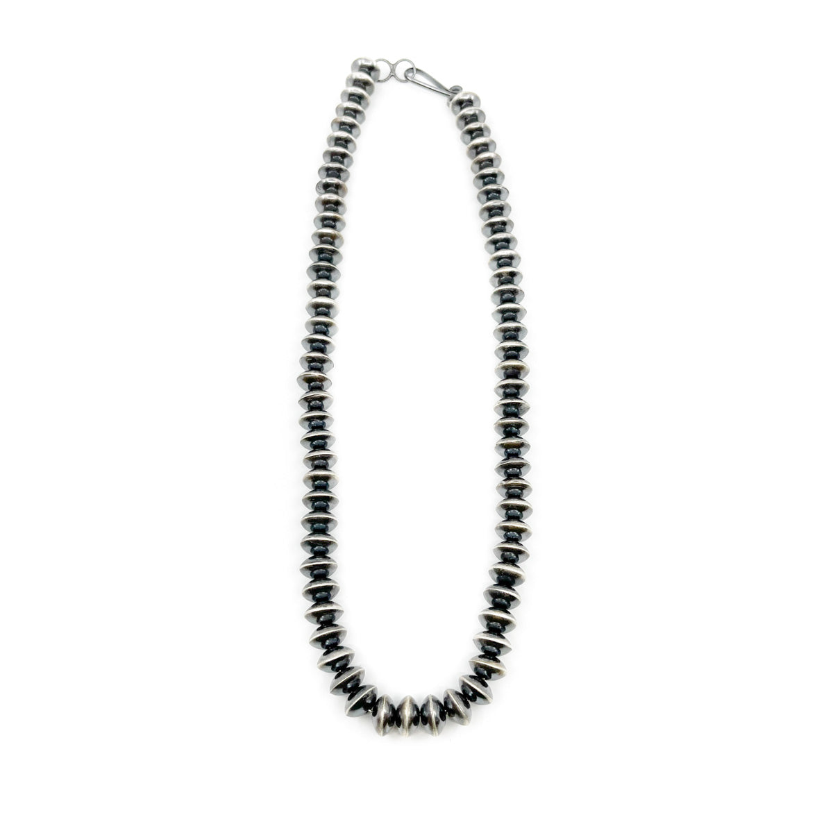 Strand of Handcrafted Silver Beads - Michelle Jameson - 20 inches
