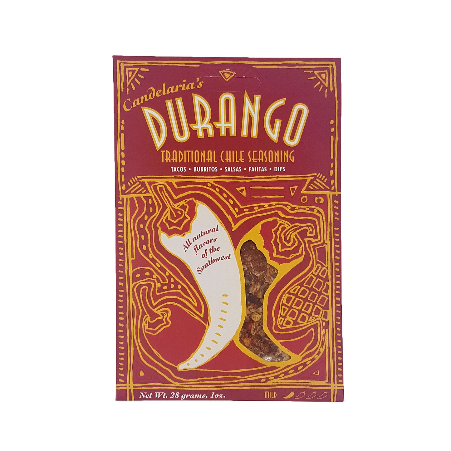 Candelaria's Durango traditional chile seasoning. Mix to make a great pineapple salsa.