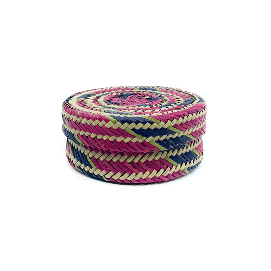 Load image into Gallery viewer, Rarámuri (Tarahumara) Pine Needle Lidded Basket - Small
