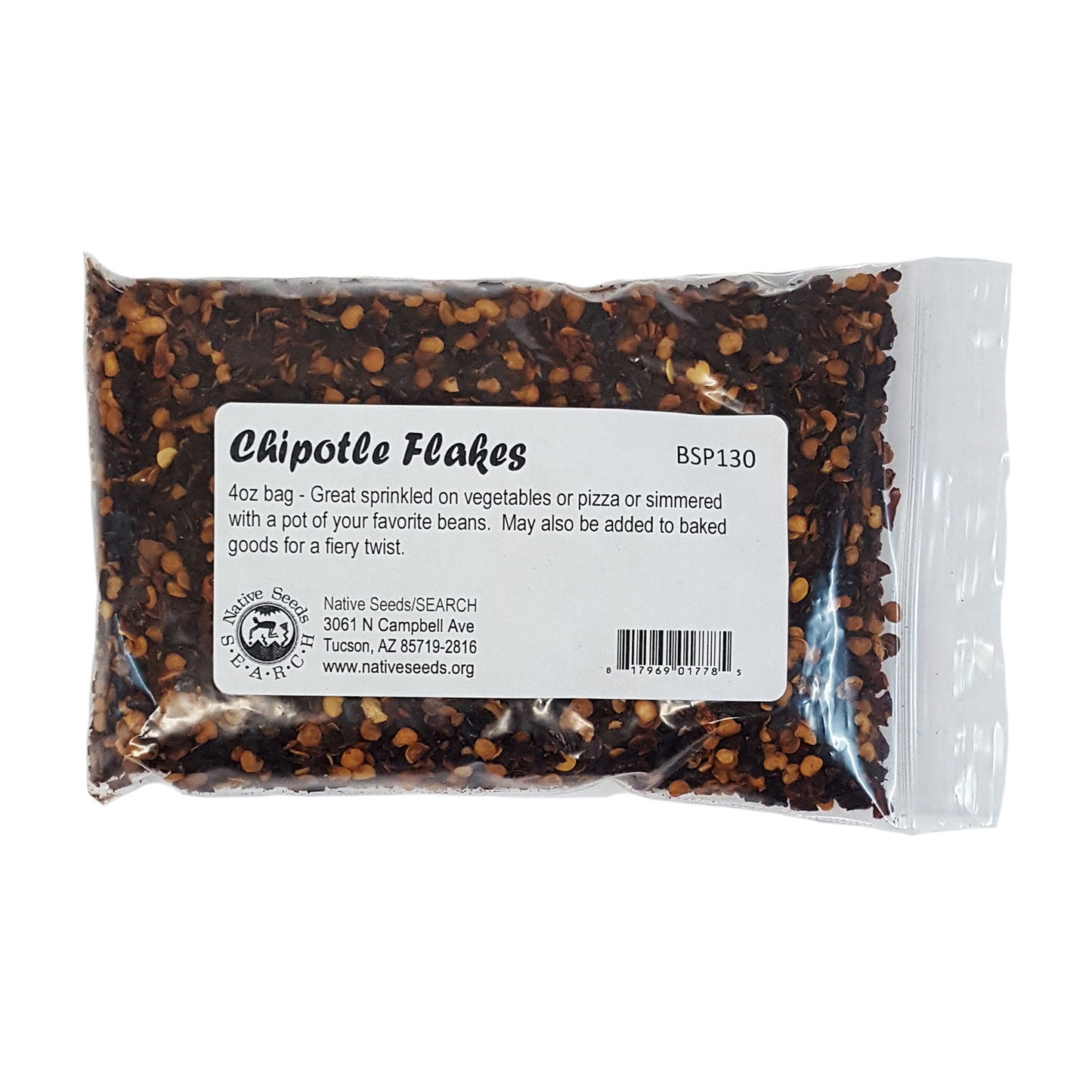 chipotle chile flakes 4 ounce bag