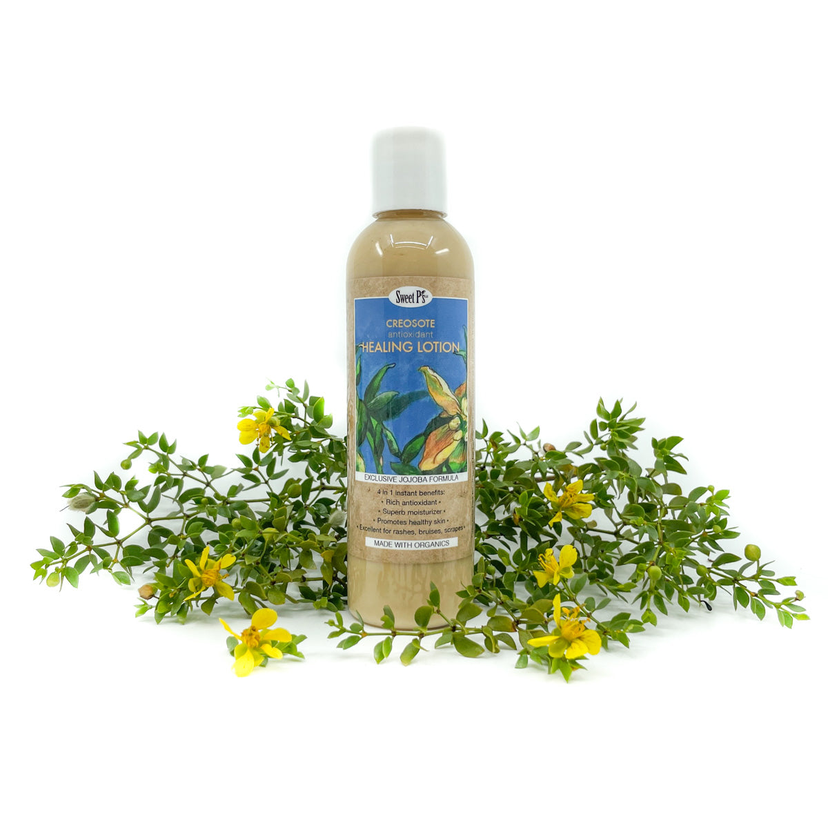 creosote healing lotion. great for every day use, especially dry skin.