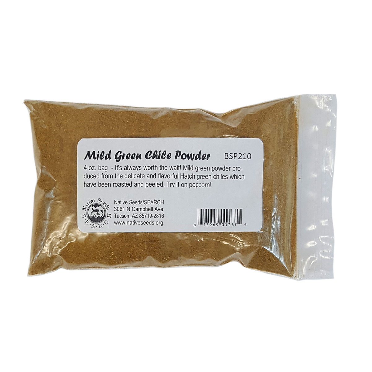 Mild green powder produced from the delicate and flavorful Hatch green chiles Chiles have been roasted and peeled for this flavorful powder