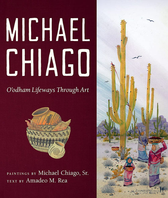 This book offers an artistic depiction of O’odham lifeways through the paintings of internationally acclaimed O’odham artist Michael Chiago Sr. 