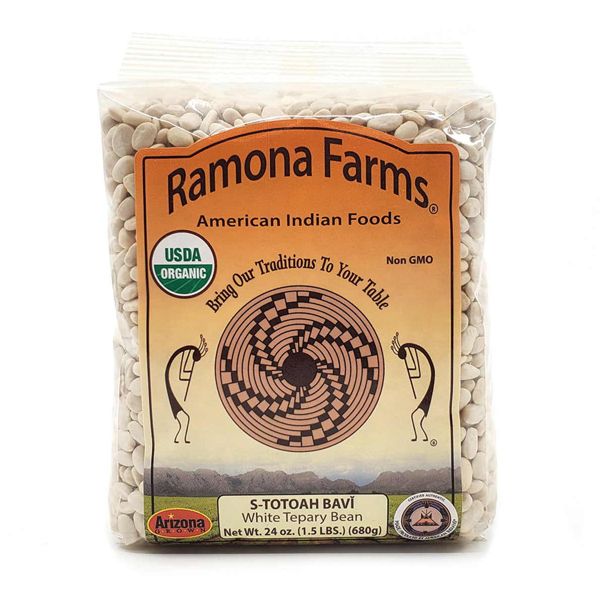 These organic heirloom beans are the original superfood of the Sonoran Desert. Highly acclaimed for it's nutritional value the white tepary bean is noted for its  naturally sweet yet savory flavor and creamy texture.   Indigenous to the American Southwest, tepary beans were grown by Native communities for their drought tolerance and offer a rich source of fiber and protein with a low glycemic index.  NON-GMO and grown without pesticides and herbicides
