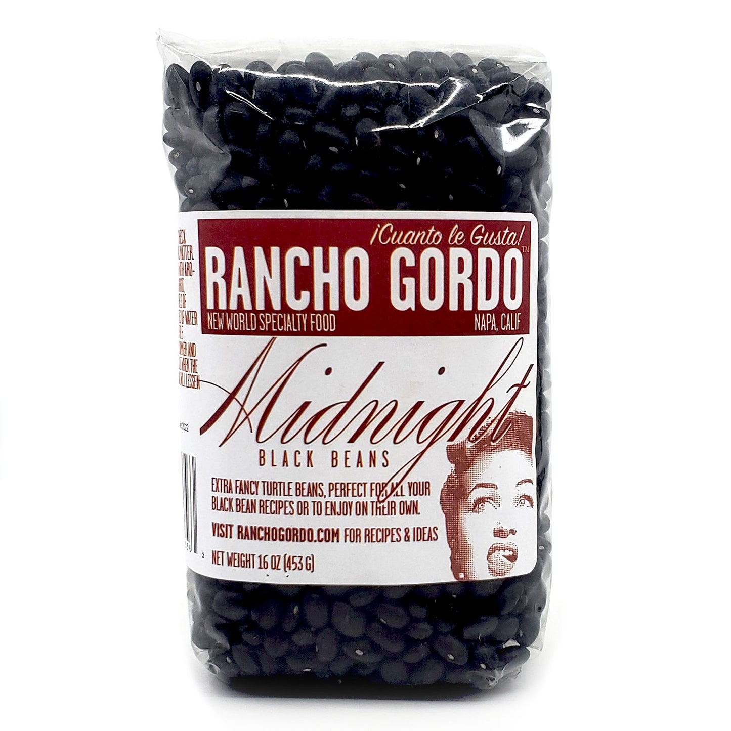 Rancho gordo midnight black beans. Perfect for all bean recipes or to enjoy on their own. heirloom beans.